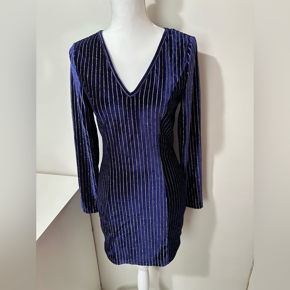 Navy blue dress